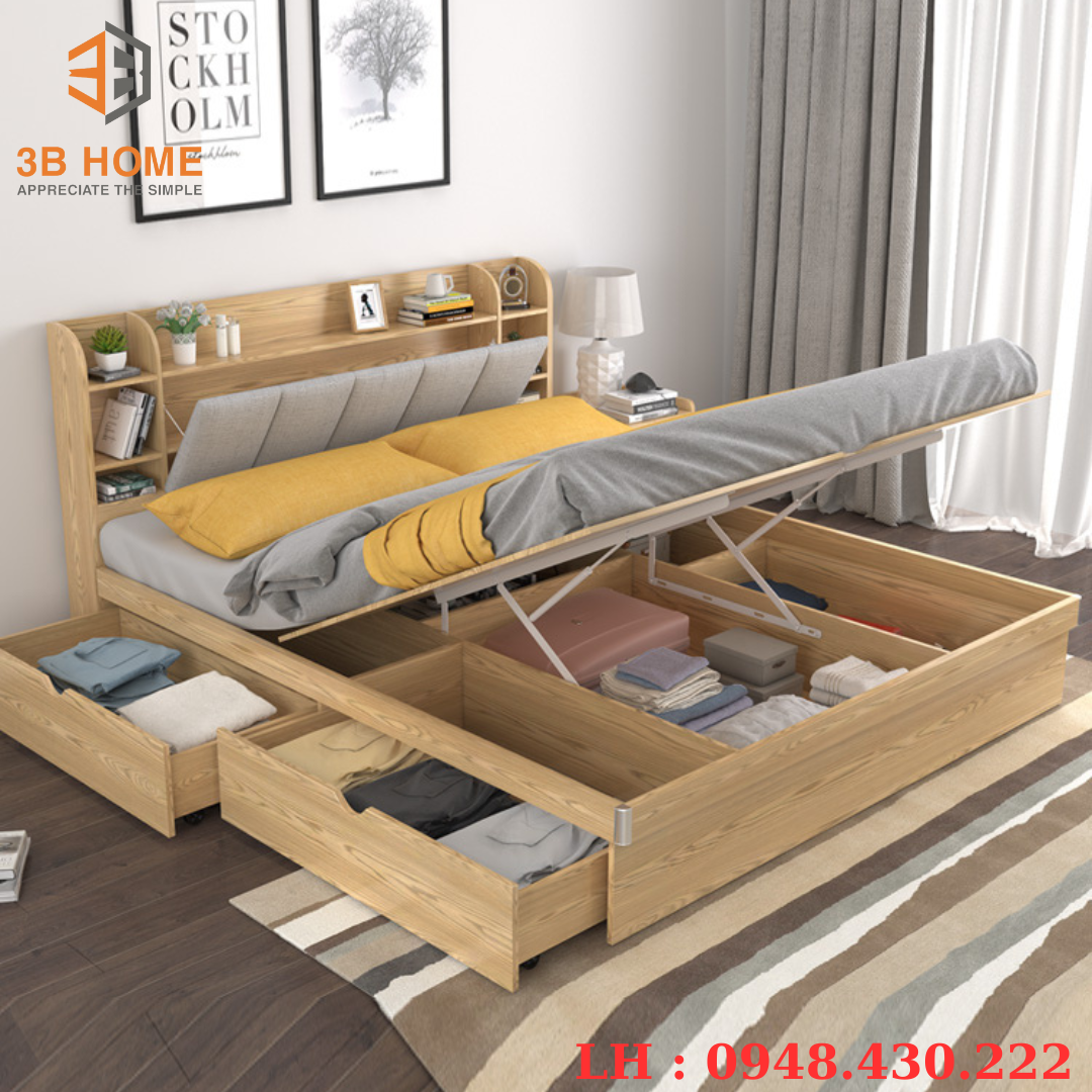 Ghế sofa kiêm giường ngủ giá rẻ khung gỗ